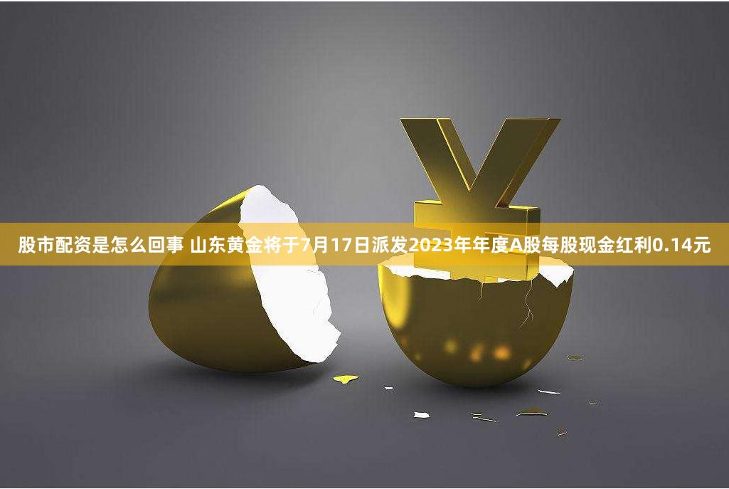 股市配资是怎么回事 山东黄金将于7月17日派发2023年年度A股每股现金红利0.14元