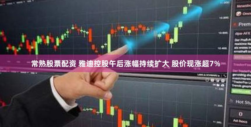 常熟股票配资 雅迪控股午后涨幅持续扩大 股价现涨超7%