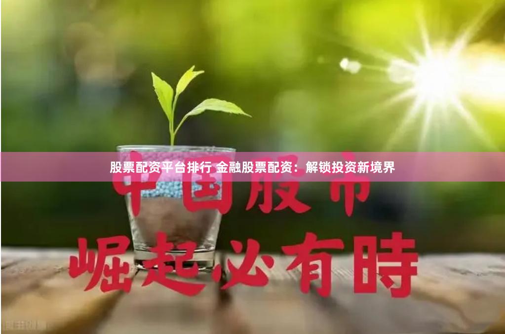 股票配资平台排行 金融股票配资：解锁投资新境界