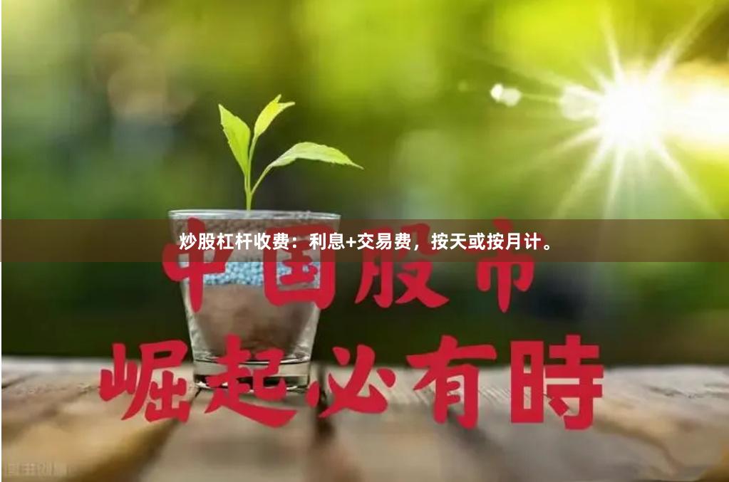 炒股杠杆收费：利息+交易费，按天或按月计。